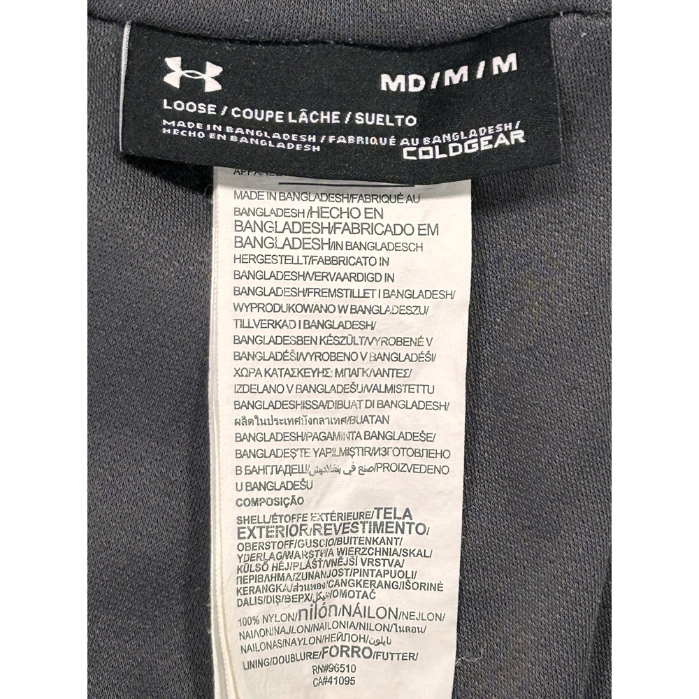 Under Armour Storm ColdGear Camo Hunting Bibs Men's Medium Forest Winter Season - Picture 8 of 9